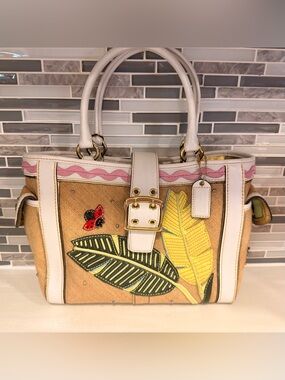 Coach 4439 Rare Vintage Limited Edition Ladybug Hampton Buckle Tote Bag